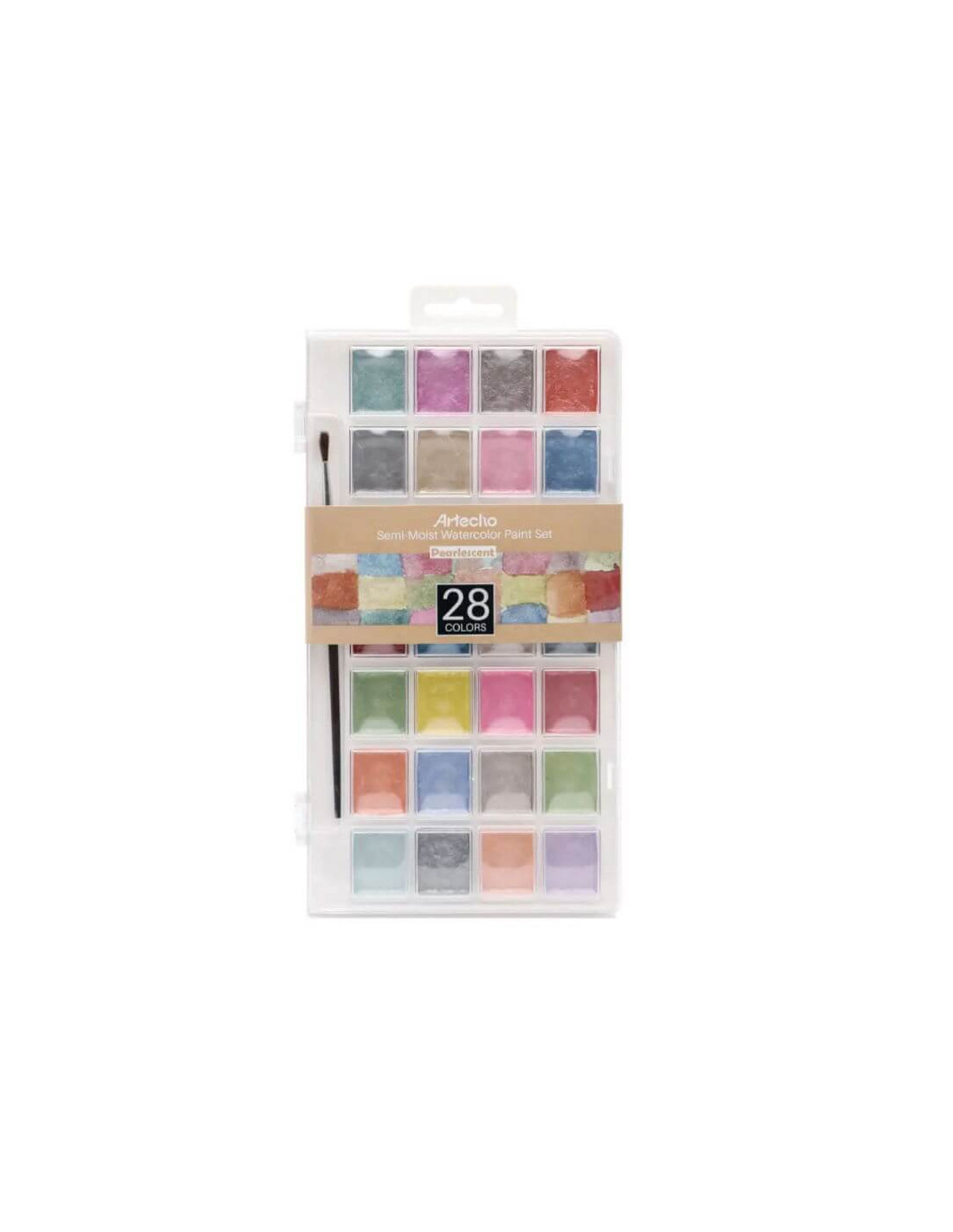 Akvarelsæt med 28 metallic farver – Fantastisk tilbud!
