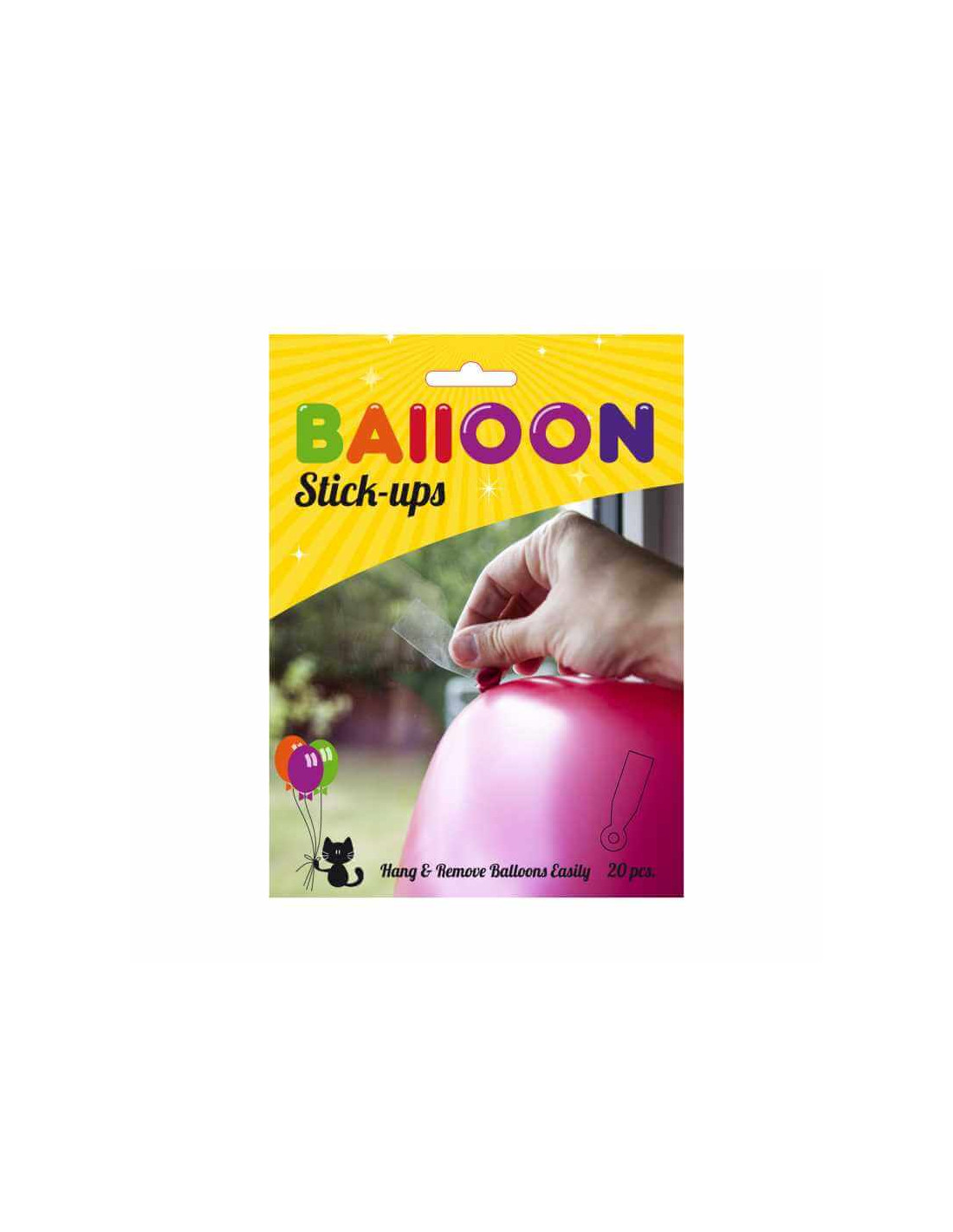 Ballontape 20 Stk – Dobbeltklæbende Tape til Festdekorationer