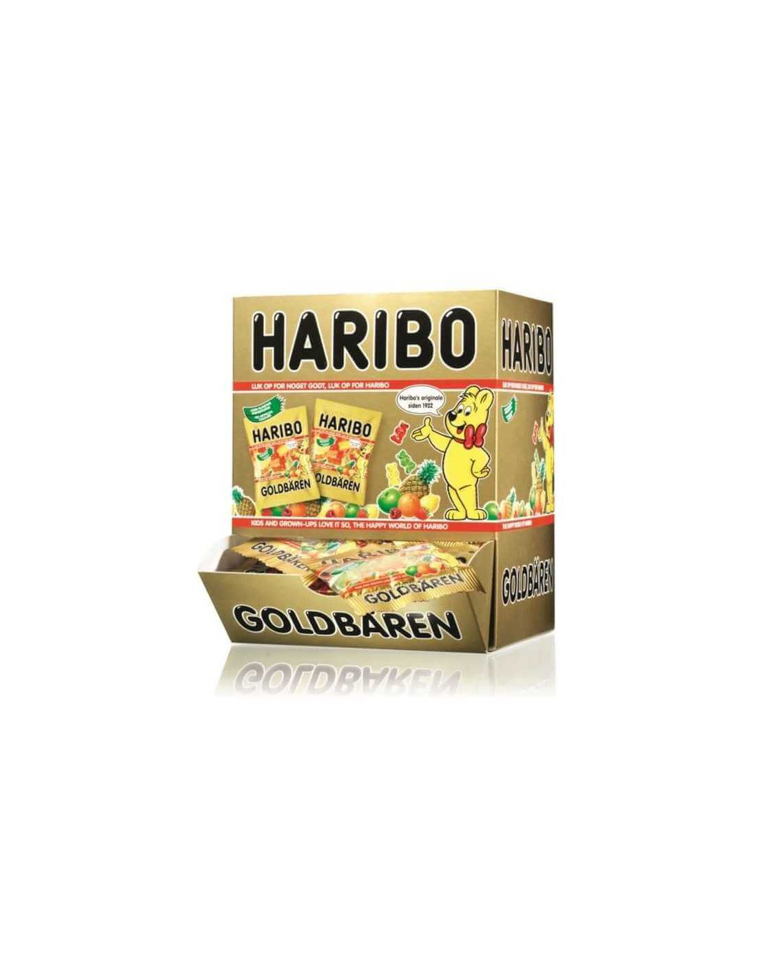 Haribo Guldbamser Miniposer - 100 Stk Slik til Fest!