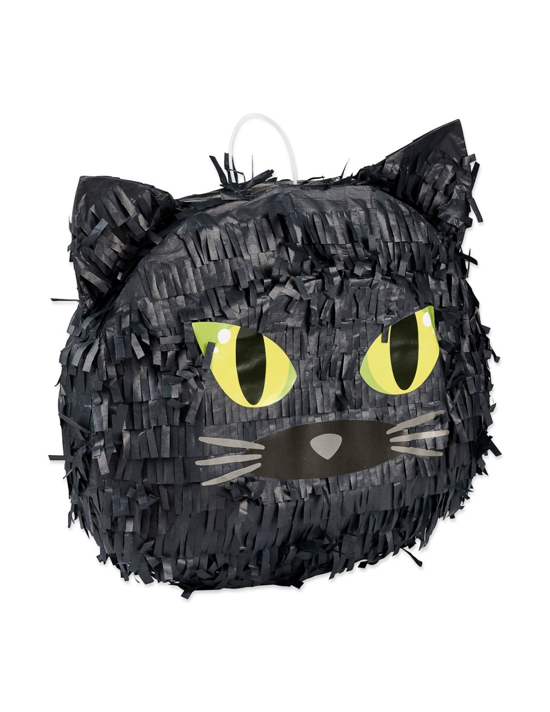 Sort Kattehoved Piñata til Fastelavn – Sjov Festunderholdning!