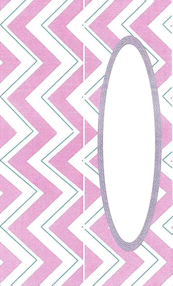 Elegant Bordkort i Glas med Sølvtryk - 10 Stk Lyserøde