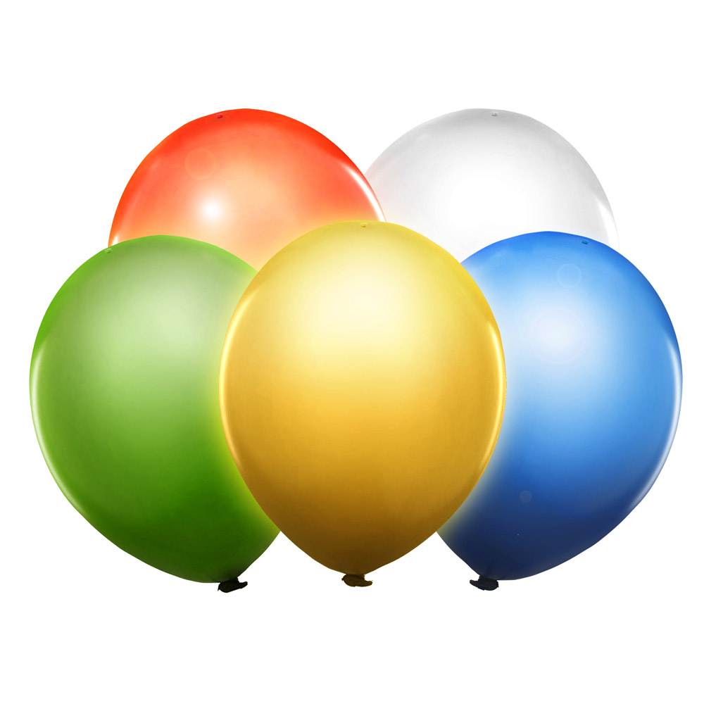 Lysende LED Balloner - 5 Stk til Festlige Begivenheder
