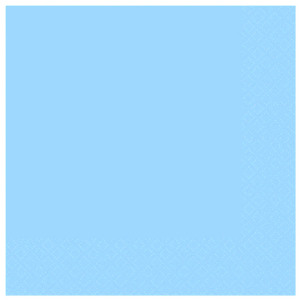 Lyseblå Festservietter – 20 stk til Elegante Fester