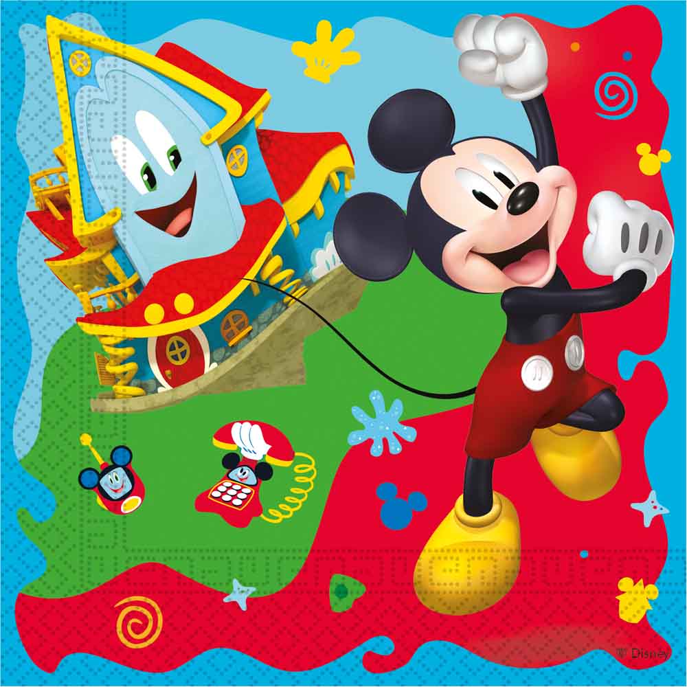 Mickey Mouse Servietter – 20 Stk til Festlige Anledninger