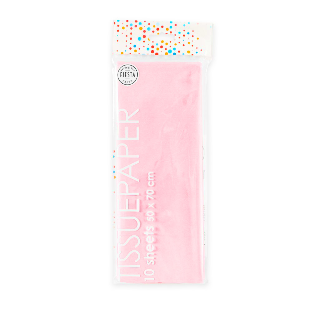 Lyserødt Silkepapir - 10 Ark til Festlige Anledninger