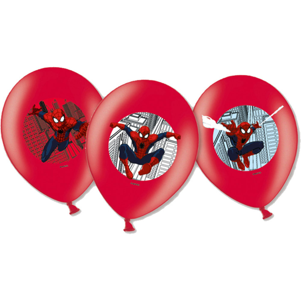 Spider-Man Balloner – 6 Farverige til Børnefesten!