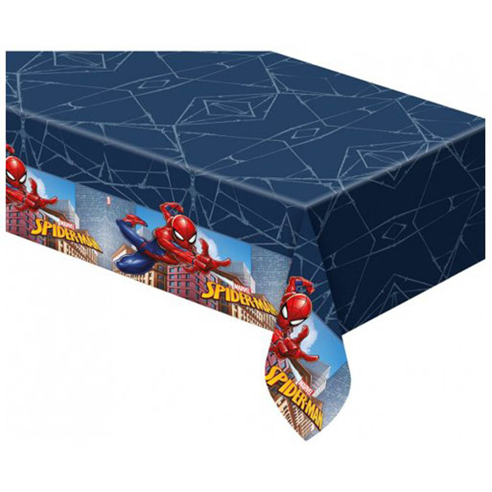 Spider Man Fødselsdags Plastikdug – Festlig Borddækning