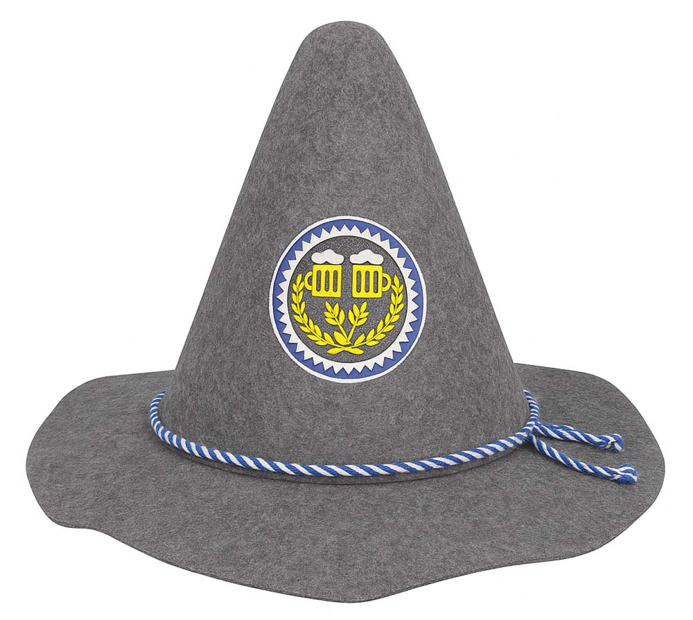 Grå Tyrolerhat til Oktoberfest – Uundgåeligt Festtilbehør!