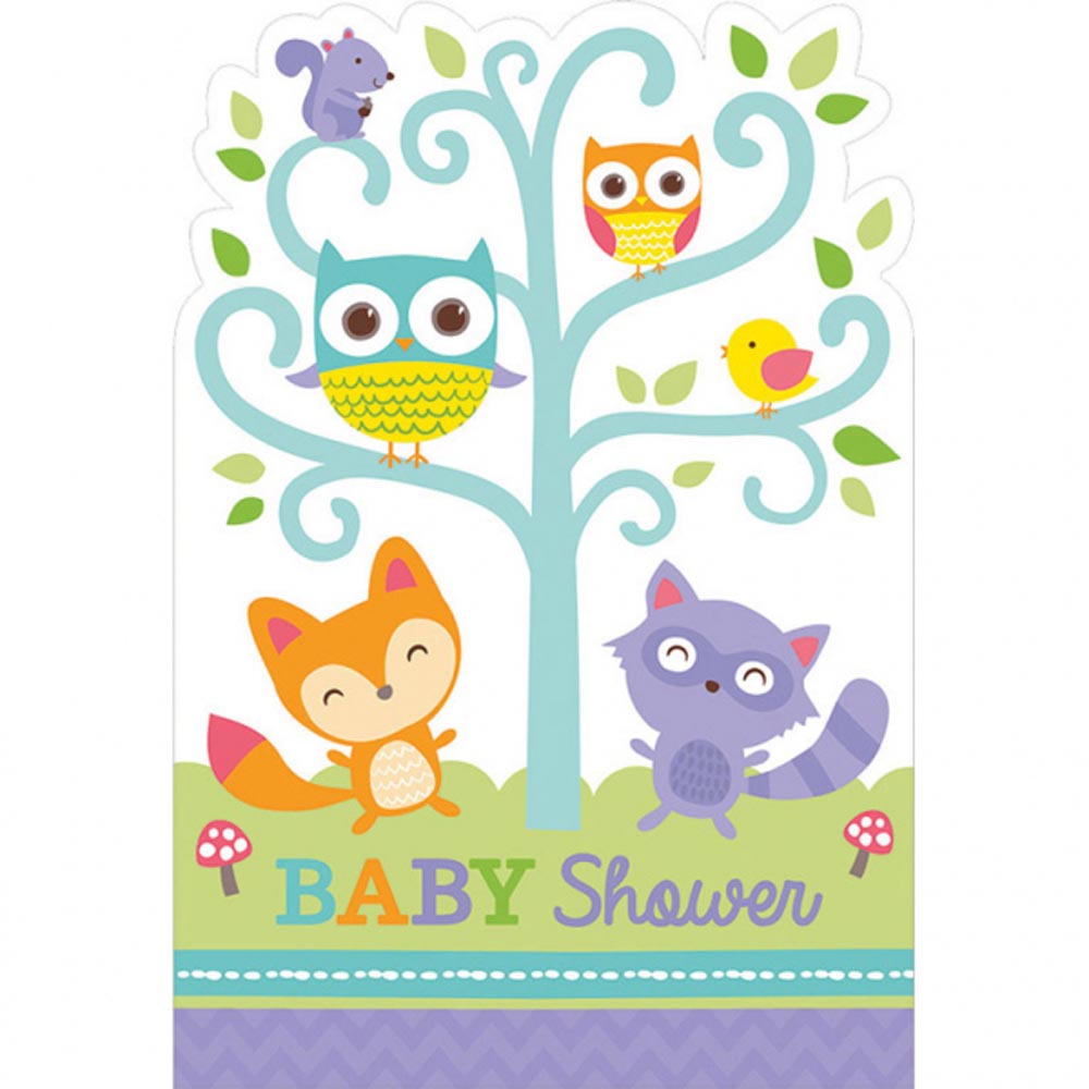 Woodland Baby Shower Indbydelser – Fantastisk Tilbud!