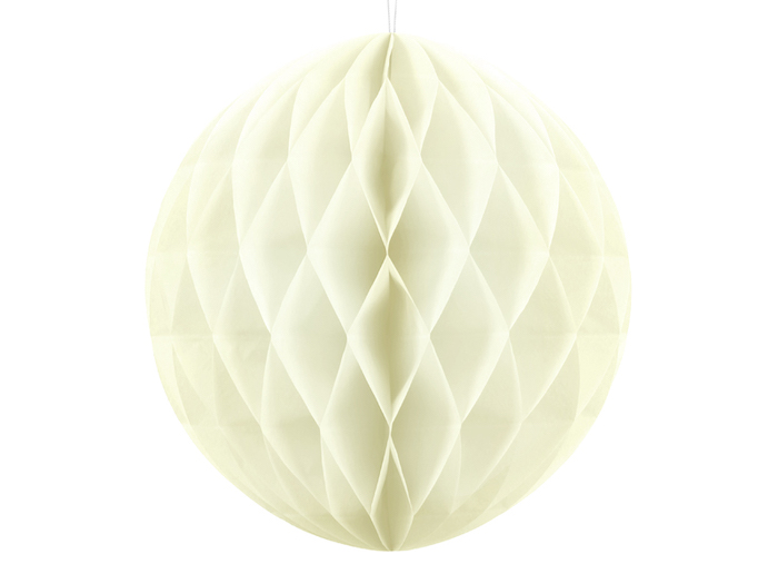 Creme Hvid Honeycomb 40 cm til Bryllup Deko