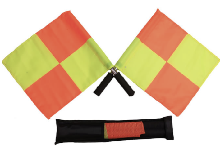 Dommerflag Sæt - 2 stk. 45x45 cm til festlige anledninger