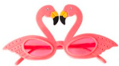 Hawaii Solbriller Flamingo - Festbriller til enhver fest