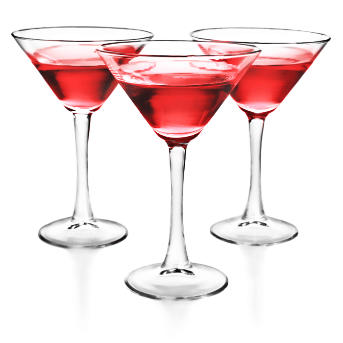 Martini Cocktailglas 4 stk. 260 ml - Fantastisk tilbud!