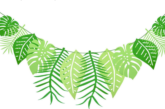 Monstera Guirlande Blade til Fest - Fantastisk Tilbud!