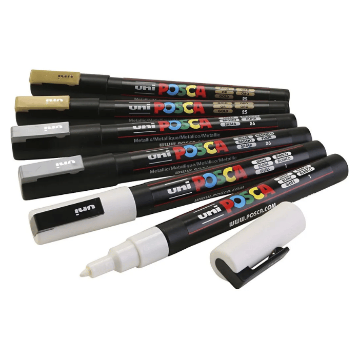 Posca Tusch – 6 stk. Assorteret tilbud!