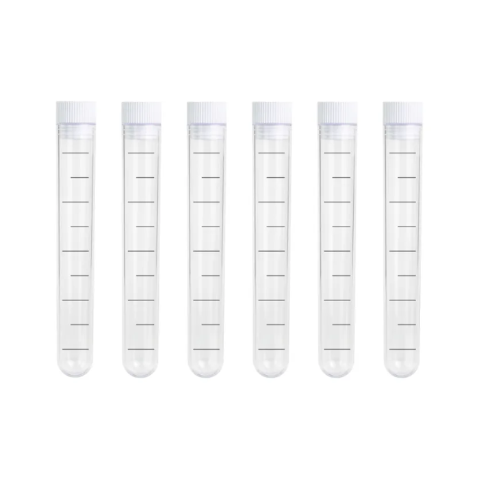 Reagensglas 6 stk. med prop - Fantastisk tilbud!