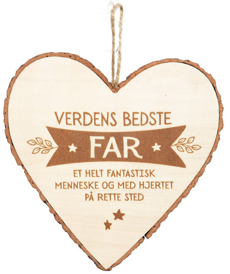Træhjerte til Far - En Betydningsfuld Gaveidé!