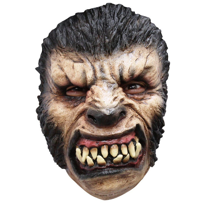 Uhyggelig Varulv Maske til Halloween - Skræmmende Look!