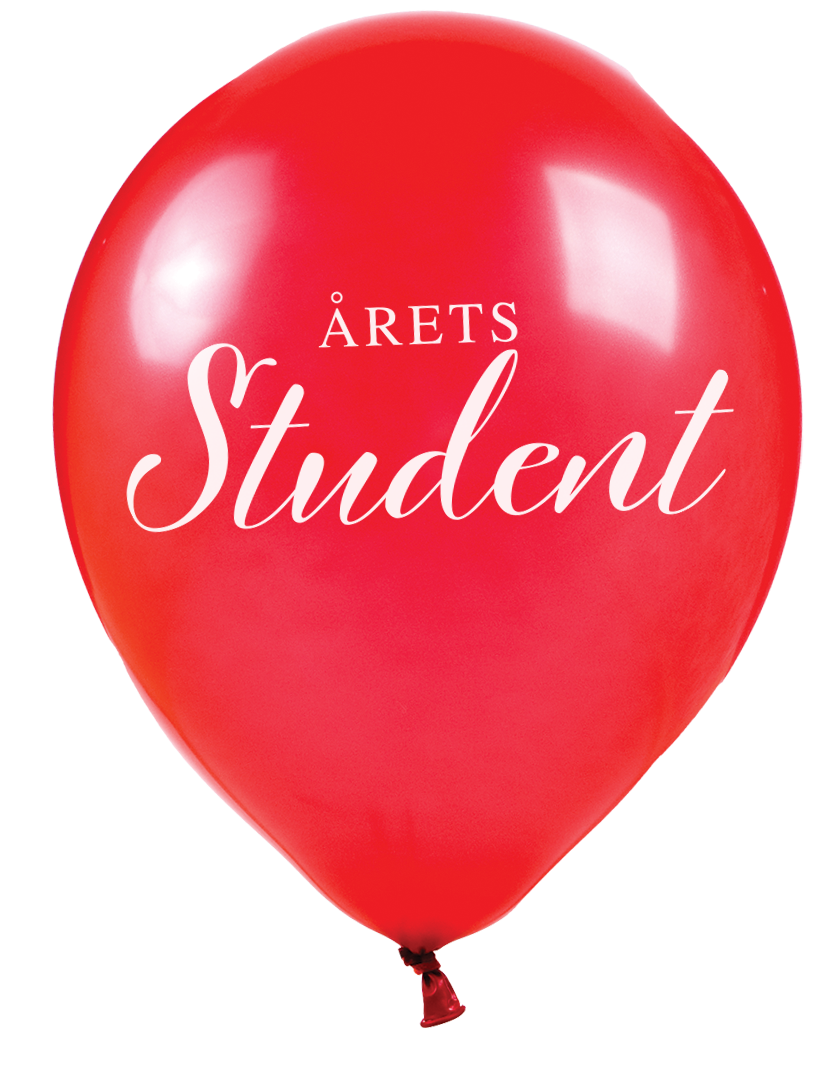 Årets Røde Student Balloner 10 stk. til Festen