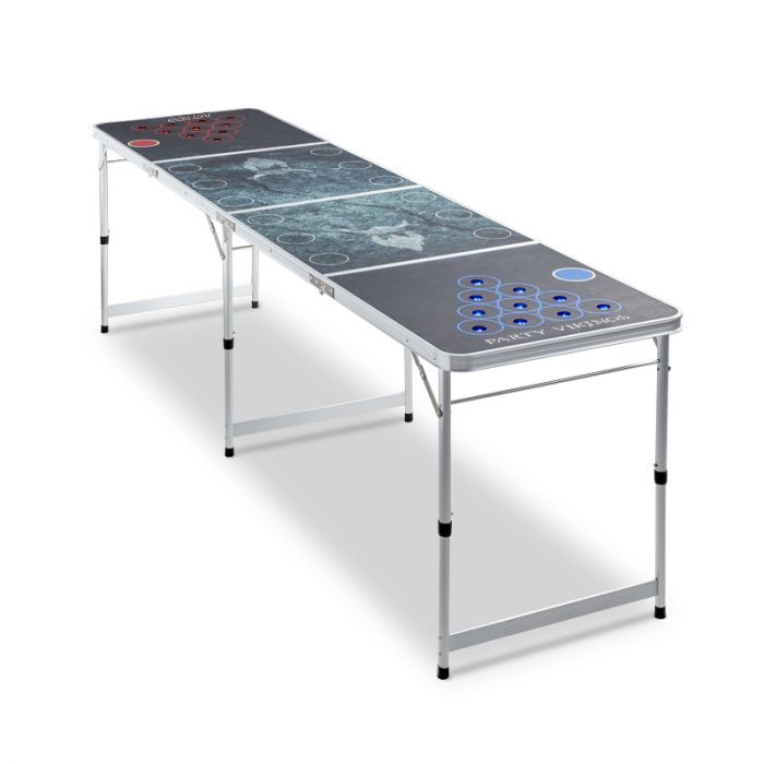 Officielt Beer Pong Bord med Dioder fra Partyvikings