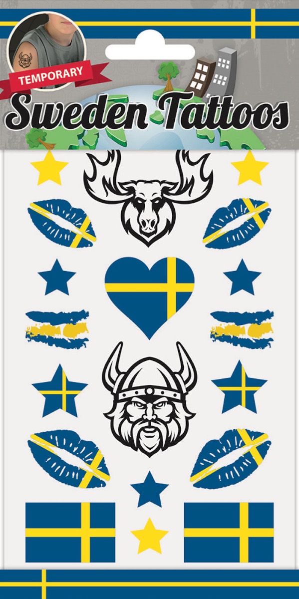 Falske Tatoveringer til Temafest i Blå Tema