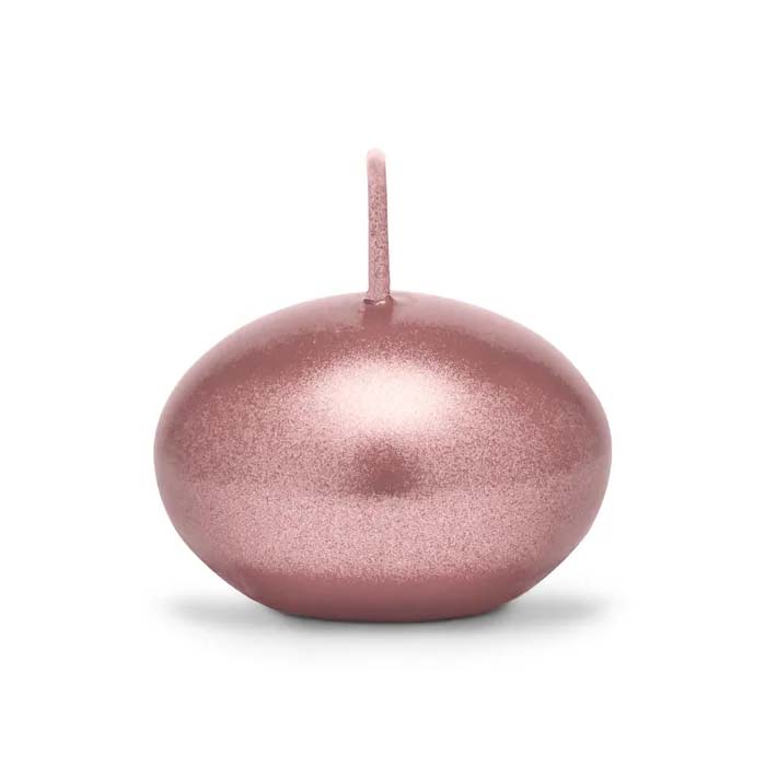 Flydende Stearinlys i Metallic Rose Gold - Skab Stemning!