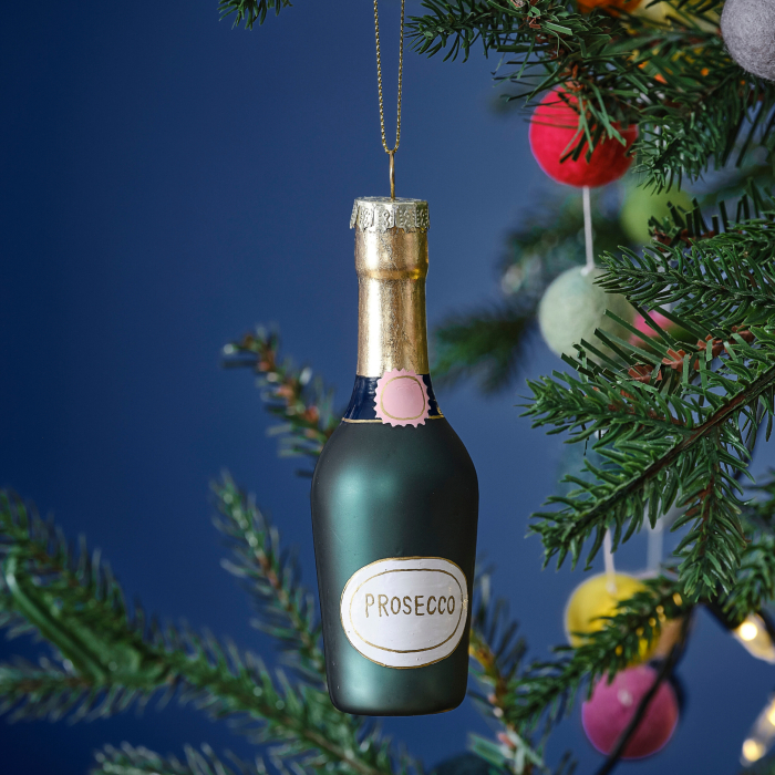 Grøn Flaske Juletræ Dekoration - Gør Dit Træ Unikt!