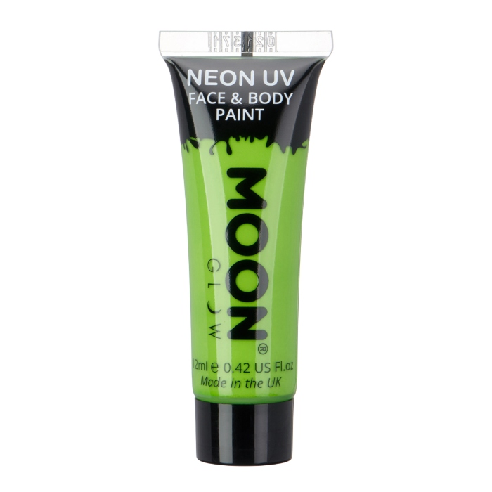 Intens Neon Grøn Ansigts- og Kropsmaling 12 ml