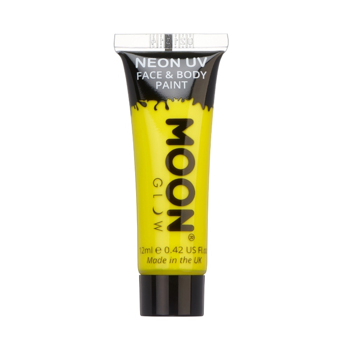 Intens Neon Gul Ansigts- og Kropsmaling 12 ml
