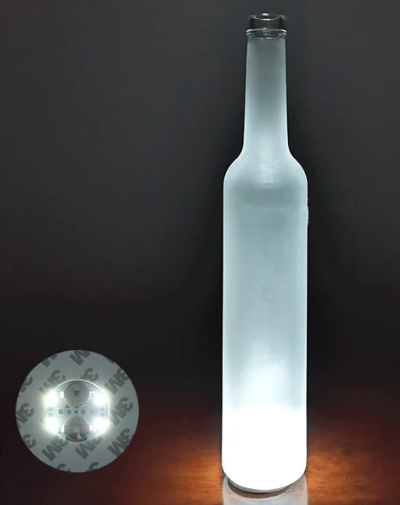LED Flaske Lys i Hvid - Perfekt til Festlige Anledninger!