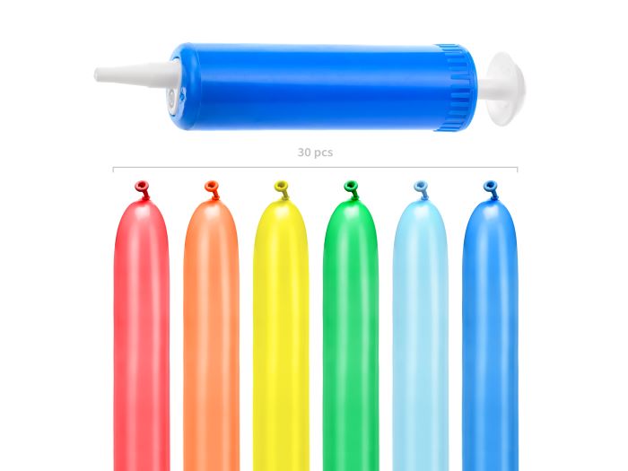 Modelleringsballoner Kit med Pumpe - 30 Dele Til Fest