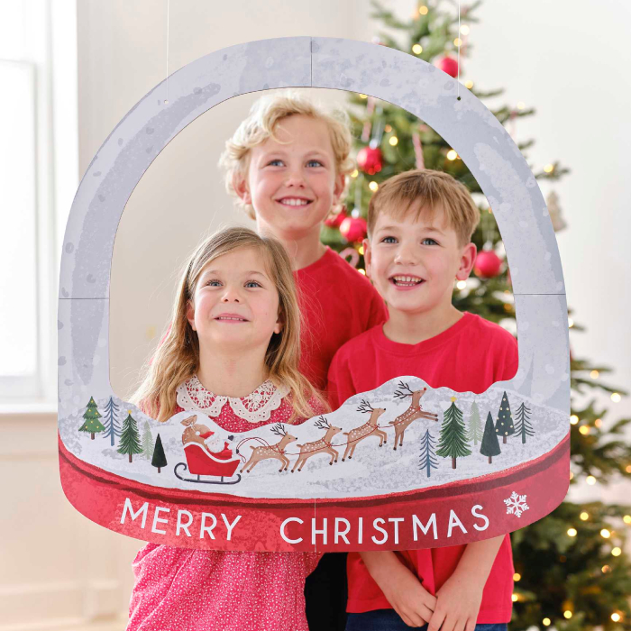 Jule Photo Booth Ramme 70x70 cm – Perfekt til festlige minder!
