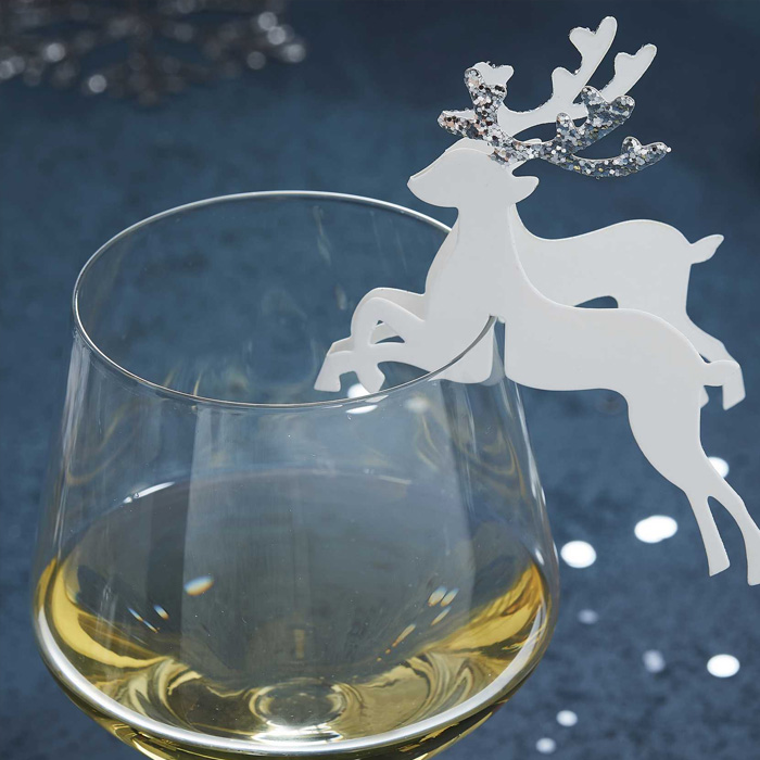 Rensdyr Glaspynt til Julebordet - Perfekt til Festen!