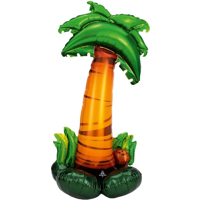 Stor Oppustelig Palme til Hawaii Tema Fest 139 cm