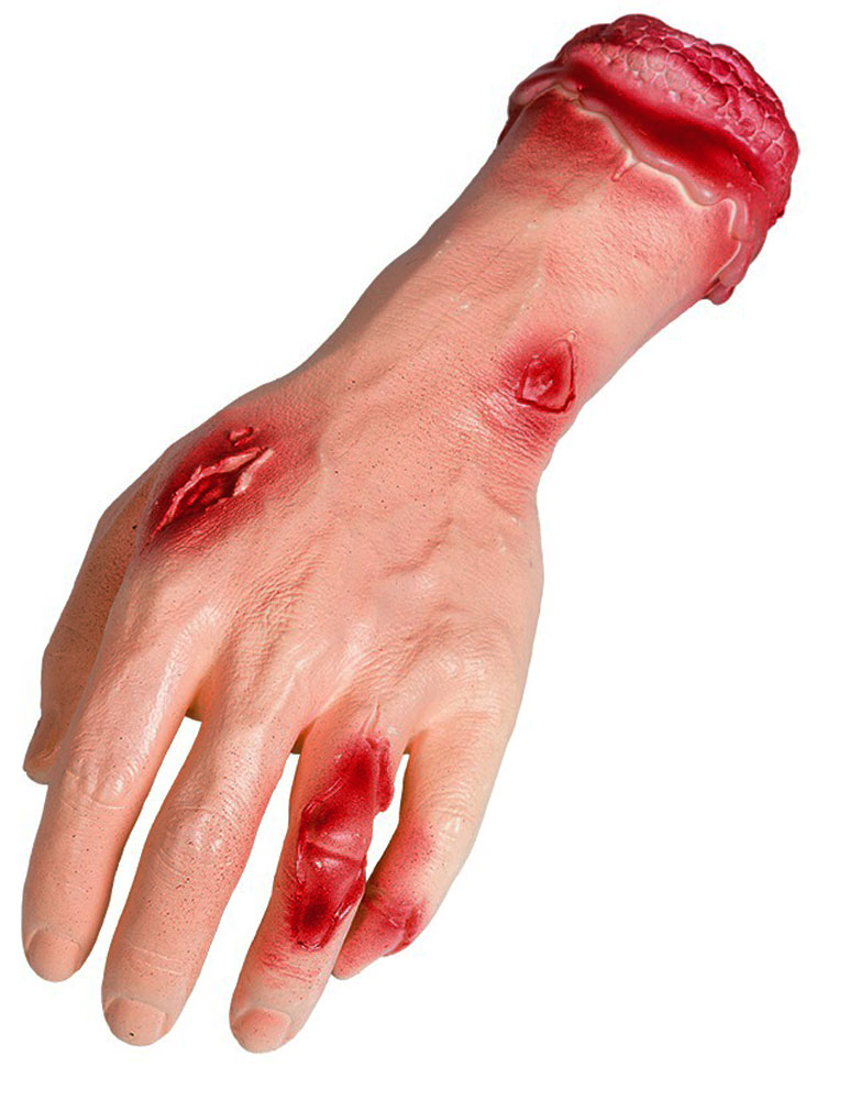Skræmmende Afhugget Hånd til Halloween Dekoration