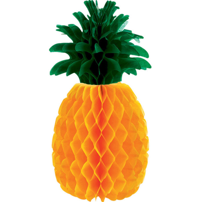 Ananas Honeycomb - Hawaii Tema Dekoration til Fest