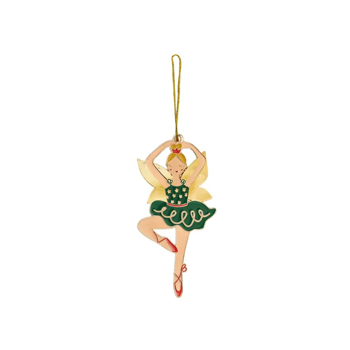 Ballerina Julepynt i Metal til Julestemning