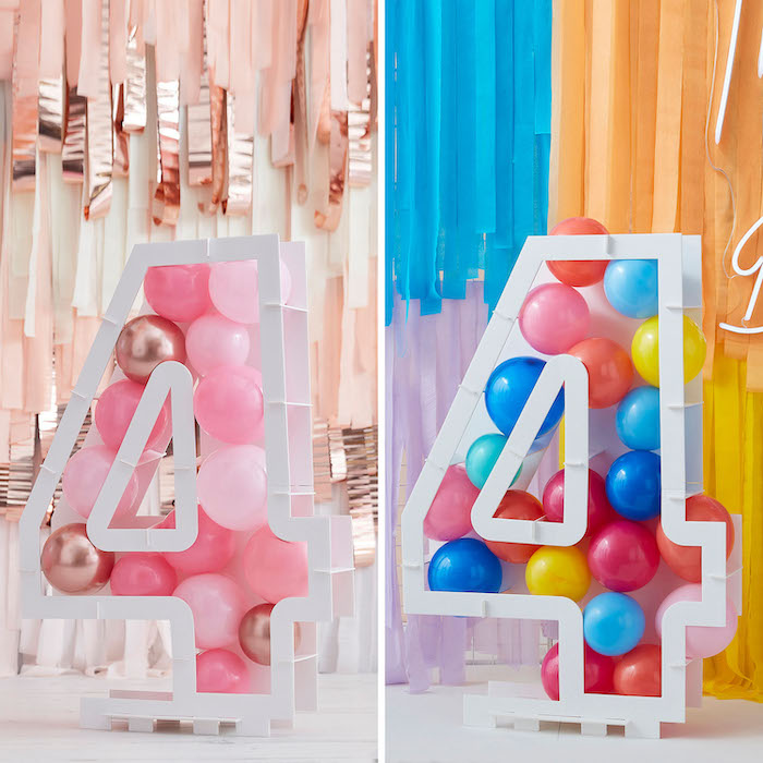 Ballon Tal Ramme 81 cm - Perfekt til festdekorationer!