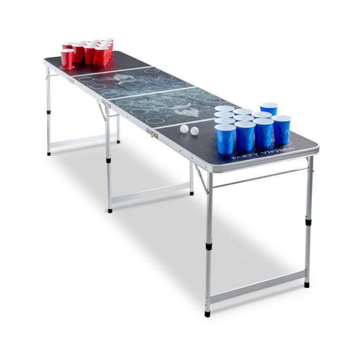 Beer Pong Bord - Officielle Mål fra Partyvikings