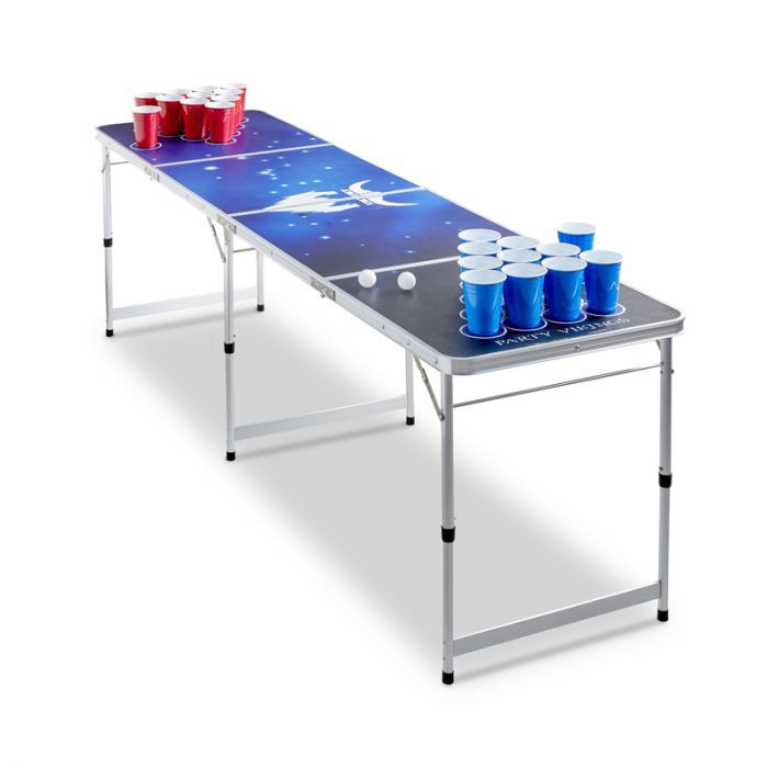Beer Pong Bord Stjernehimmel - Officielle Mål på Udsalg!