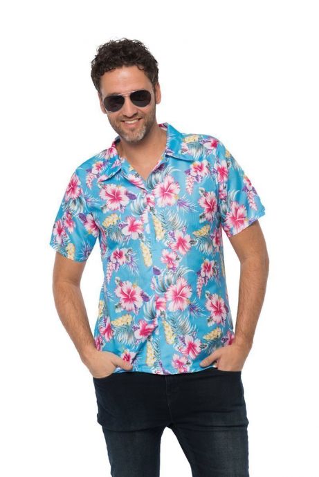 Deluxe Blå Hawaii Skjorte - Fantastisk Tilbud!