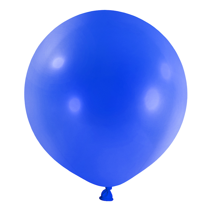 Blå Jumbo Ballon 60 cm til Uforglemmelige Fester