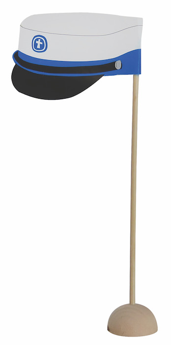Blå Studenterhue Bordflag - Fejr med Stil!