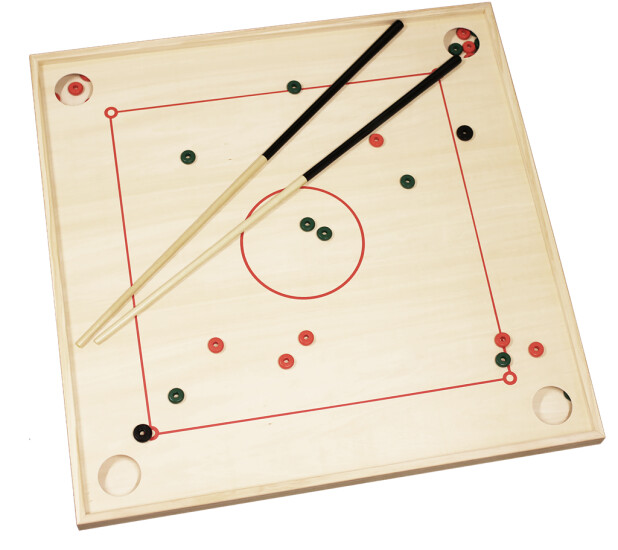 Bobspil i Træ 88x88 cm med 2 Køer - Fantastisk Tilbud!