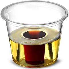 Bomb Shotglas 4x 100 ml til Jægerbombs - Udsalg!