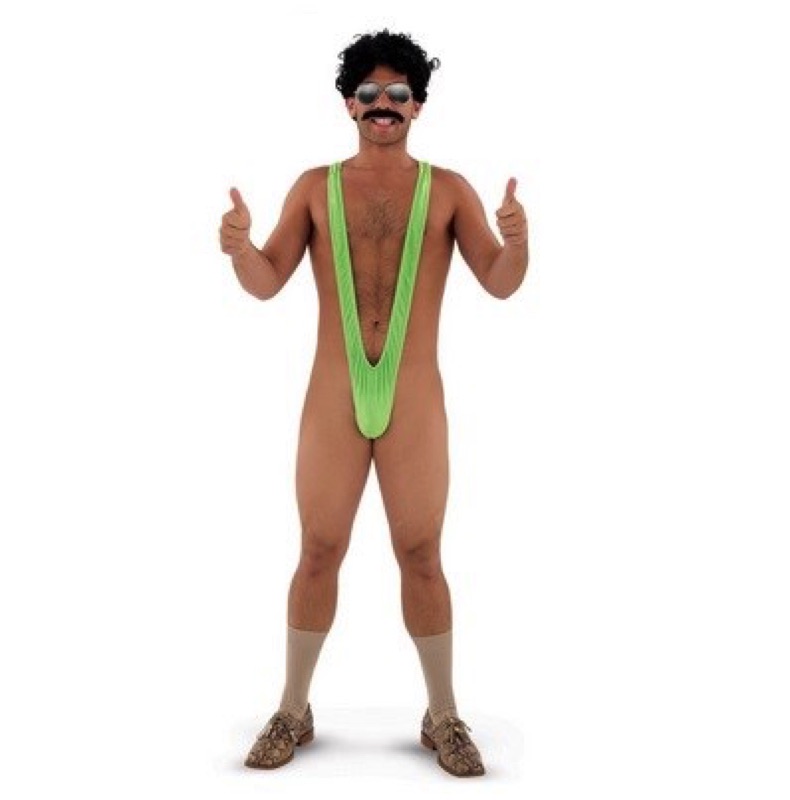 Borat Mankini i Polyester - Festkostume til Sjove Dage