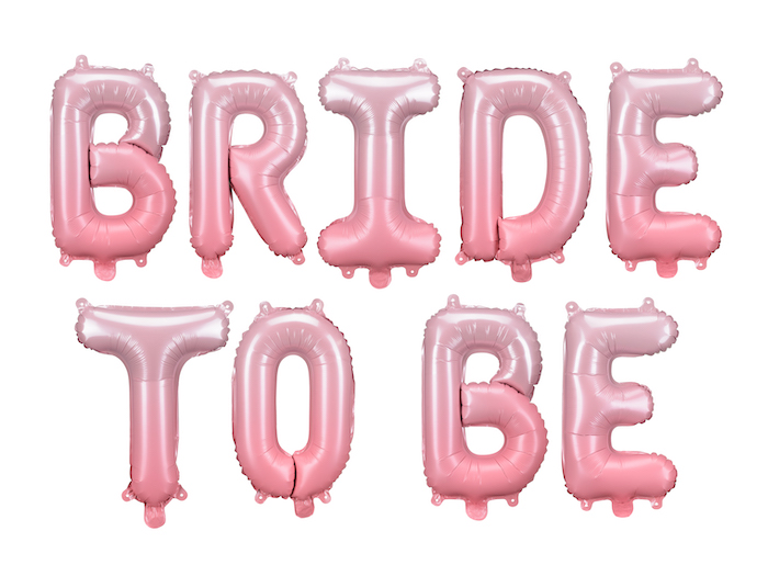 Brude Folieballon Pink - Perfekt til Bryllupsfesten!