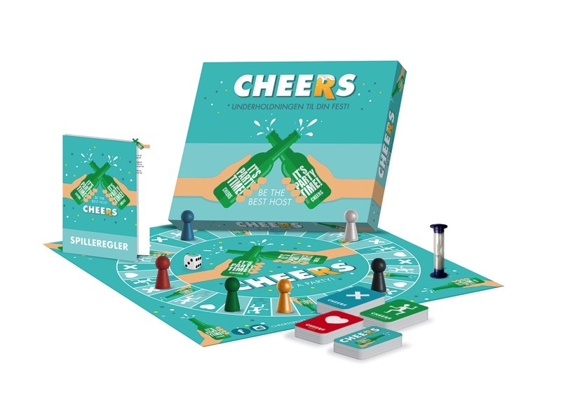 Cheers Festspil - Sjovt Brætspil til Fester