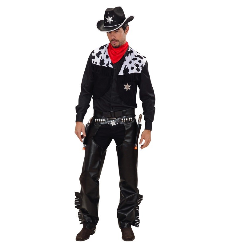 Cowboy Kostume i Polyester til Fest og Halloween