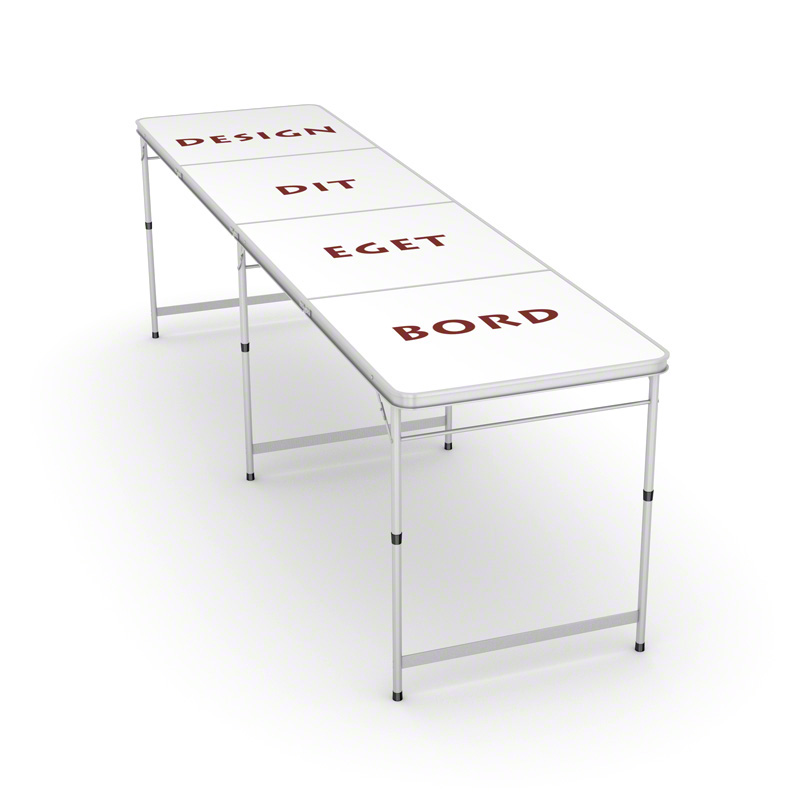 Skræddersyet DIY Beer Pong Bord - Fantastisk tilbud!